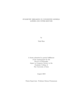Symmetry breaking in congested models: lower and upper bounds