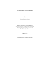 Declaration of interdependence