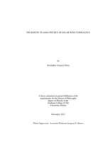 The kinetic plasma physics of solar wind turbulence