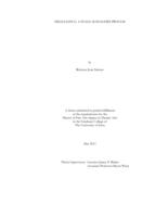 Misalliance: a stage manager's process
