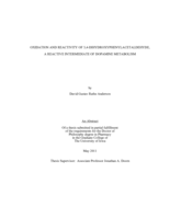 Oxidation and reactivity of 3,4-dihydroxyphenylacetaldehyde, a reactive intermediate of dopamine metabolism