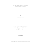 On the Green rings of pointed, coserial Hopf algebras