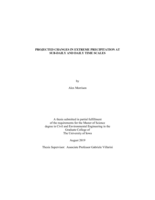 Projected changes in extreme precipitation at sub-daily and daily time scales