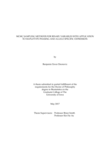MCMC sampling methods for binary variables with application to haplotype phasing and allele specific expression