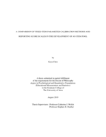 A comparison of fixed item parameter calibration methods and reporting score scales in the development of an item pool