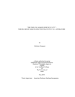 “The endless roar in which we live”: the figure of noise in nineteenth-century U.S. literature