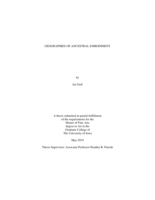 Geographies of ancestral embodiment