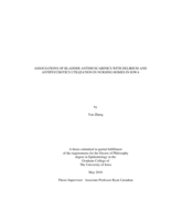 Associations of bladder antimuscarinics with delirium and antipsychotics utilization in nursing homes in Iowa
