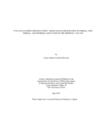 "I've always been for education": Mexicana/o participation in formal, non-formal, and informal education in the Midwest, 1910-1955