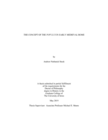 The concept of the populus in early medieval Rome