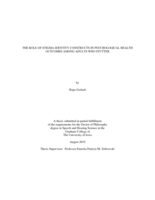 The role of stigma-identity constructs in psychological health outcomes among adults who stutter