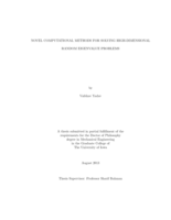 Novel Computational Methods for Solving High-Dimensional Random Eigenvalue Problems