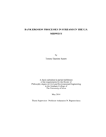 Bank erosion processes in streams in the U.S. Midwest