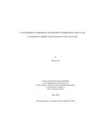 A new method of threshold and gradient optimization using class uncertainty theory and its quantitative analysis