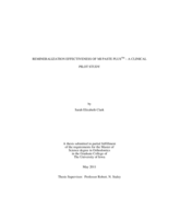 Remineralization effectiveness of MI Paste Plus - a clinical pilot study