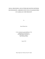 Signal processing and pattern recognition methods for the remote, airborne detection of radioisotopes by gamma-ray spectroscopy