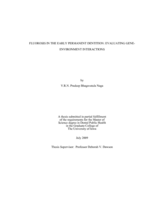 Fluorosis in the early permanent dentition: evaluating gene-environment interactions