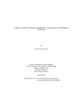 Subject matter: feminism, interiority, and literary embodiment after 1980