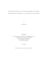 Pointwise identification of elastic properties in nonlinear heterogeneous membranes, and application to soft tissues