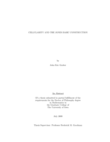 Cellularity and Jones basic construction