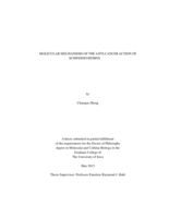 Molecular mechanisms of the anti-cancer action of schweinfurthins