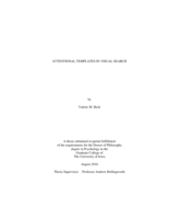 Attentional templates in visual search