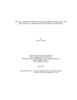 The relationship between suicide assessment knowledge and self-efficacy among practicing school counselors