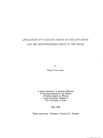 Application of co-adjoint orbits to the loop group and the diffeomorphism group of the circle