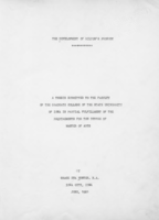 The development of Milton's prosody