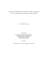 A defense of internalist foundations: direct awareness of fit as the solution to the Sellarsian dilemma
