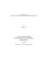 Development of a portable aerosol collector and spectrometer (PACS)