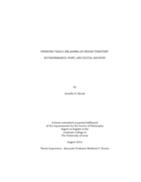 Unending trails: Oklahoma-as-Indian-territory in performance, print, and digital archives