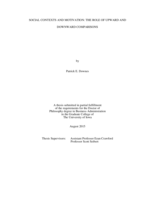 Social contexts and motivation: the role of upward and downward comparisons