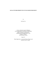 Social network perspective of team norm enforcement