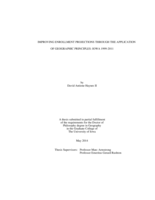Improving enrollment projections through the application of geographic principles: Iowa 1999-2011