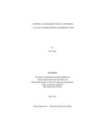 A model of Mandarin tone categories--a study of perception and production