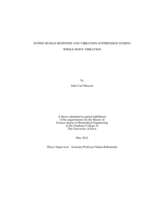 Supine human response and vibration-suppression during whole-body vibration