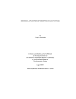 Biomedical applications of mesoporous silica particles