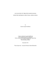 Localization of vibration-based damage detection method in structural applications