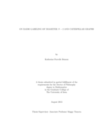On Radio Labeling of Diameter N-2 and Caterpillar Graphs