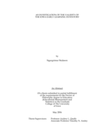 An investigation of the validity of the Iowa Early Learning Inventory