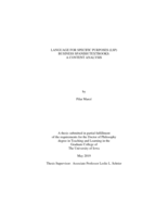 Language for specific purposes (LSP) business Spanish textbooks: a content analysis