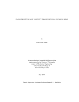 Flow structure and vorticity transport on a plunging wing