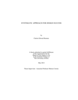 Systematic approach for design success