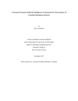 A general purpose artificial intelligence framework for the analysis of complex biological systems