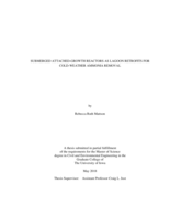 Submerged attached-growth reactors as lagoon retrofits for cold-weather ammonia removal