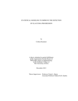 Statistical modeling to improve the detection of glaucoma progression
