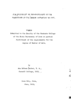 The fulfillment or non-fulfillment of the predictions in the federal convention of 1787