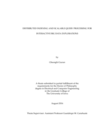 Distributed indexing and scalable query processing for interactive big data explorations