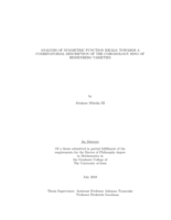 Analysis of symmetric function ideals: towards a combinatorial description of the cohomology ring of Hessenberg varieties